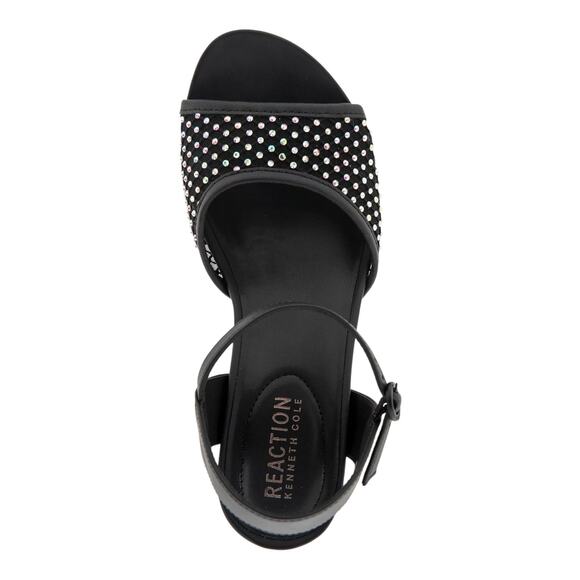 Kenneth Cole Reaction Women's Platform Caegan Wedge Sandals Black Size 9 - Picture 3 of 4